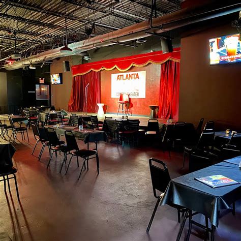 Atlanta comedy theater - Tickets: $15. Aurora Comedy Nights, Aurora Theatre, 7:15 p.m. and 9:15 p.m. Once a month, host Katie Causey brings critically acclaimed comics to the suburbs for a night of stand-up. The show features two openers and a headliner in an intimate setting, complete with a full bar. Tickets: $10+.